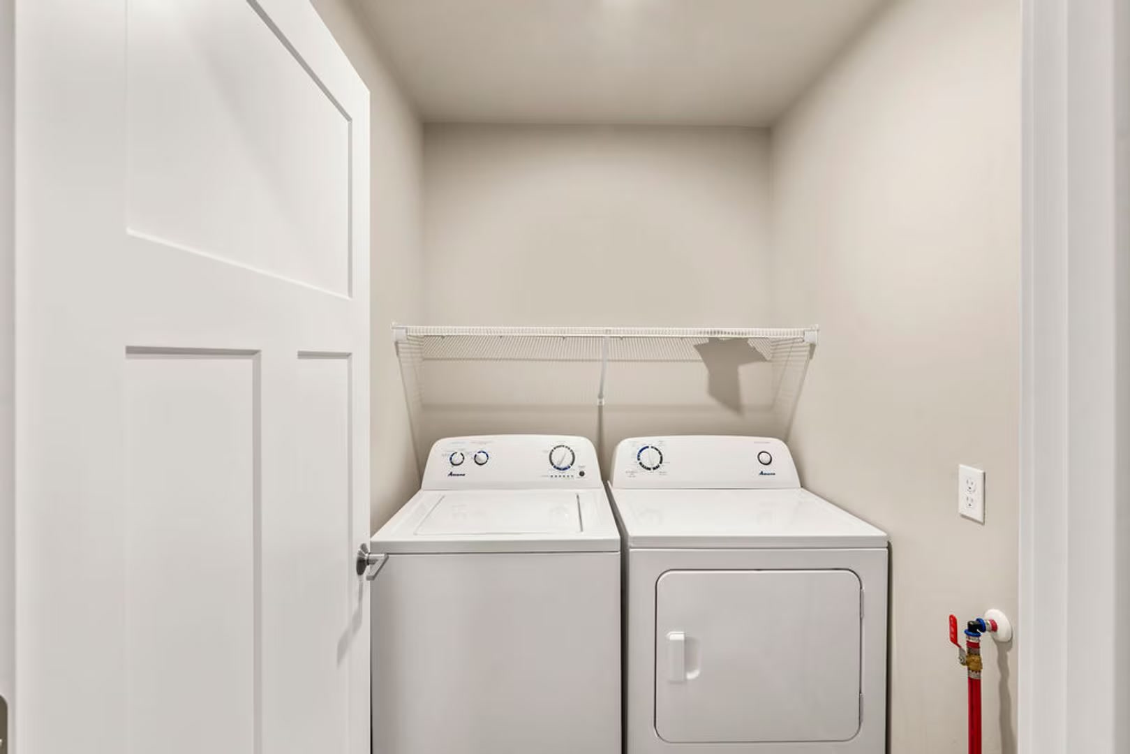 Laundry and storage area